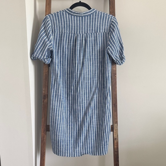 Anne Klein Blue and White Striped Dress - Picture 3 of 3